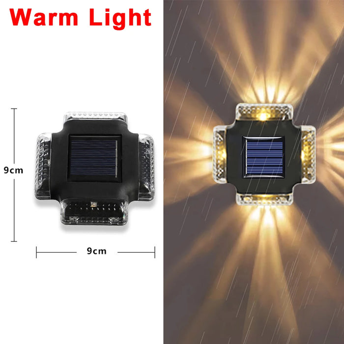 LED Solar Wall Lamp Waterproof Solar Light Up And Down Luminous Lighting For Outdoor Garden Fence Stairs Decoration Solar Lamp
