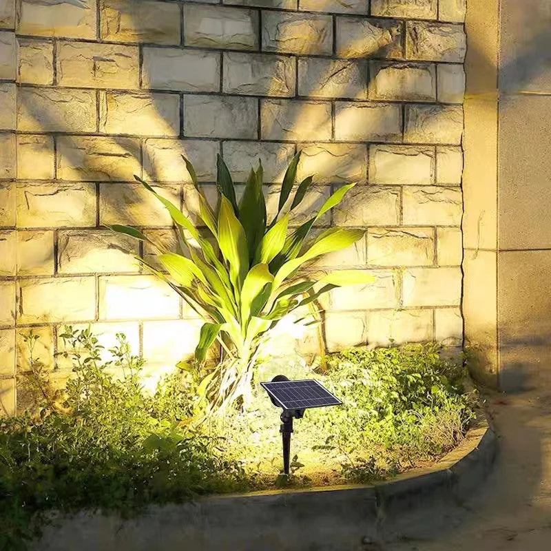 10W 15W Solar Lawn Lamp Outdoor landscape Spotlight IP65 Waterproof for Garden Backyard Pathway Driveway Patio Decor Spot Light