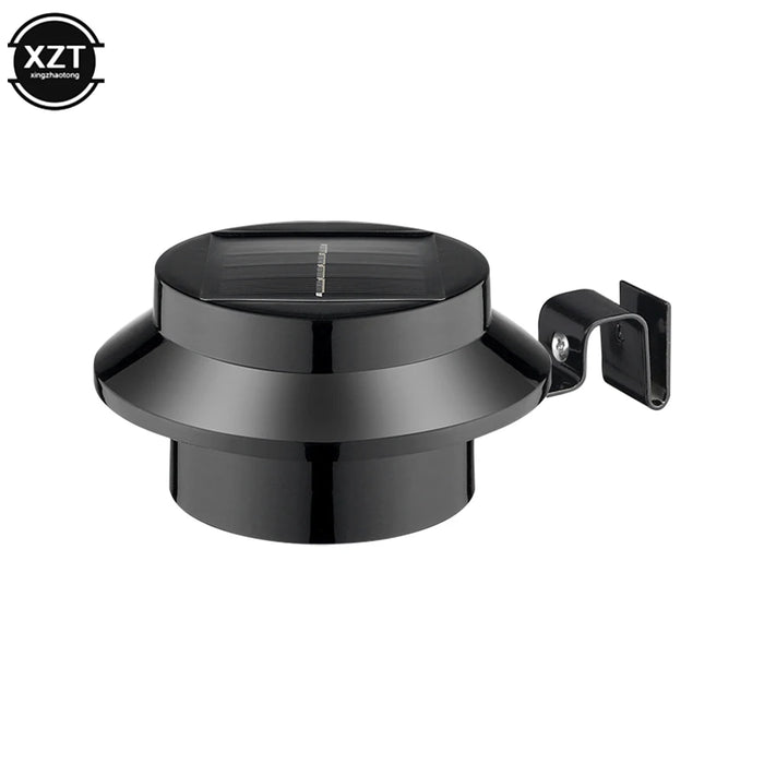 Solar Fence Light 3 LED Solar Point Garden Circular Gutter Fence Light Garden Light LED Solar Outdoor Garden Sunlight