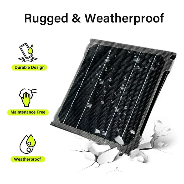 ETFE Foldable Solar Panel 40W Outdoor Portable Emergency Power Generator 5V 9V 12V USB Output Mobile Phone Charging Power Supply