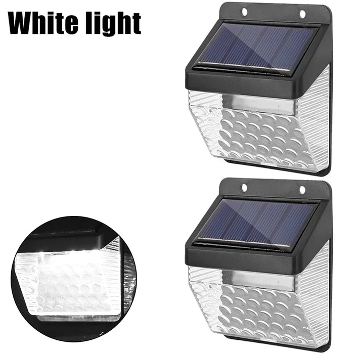 Solar Lamp 270° LED Wall Lights Waterproof Solar Wall Lamp Outdoor Garden Balcony Stairs Hallway Security Motion Sensor Lights