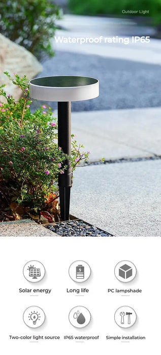 Solar Outdoor Lights Garden Lamp Solar Powered Waterproof Landscape Path Outdoor for Yard Backyard Lawn Patio Decorative