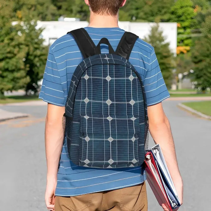 Solar Panel Backpacks Teenager Bookbag Fashion Children School Bags Travel Rucksack Shoulder Bag Large Capacity