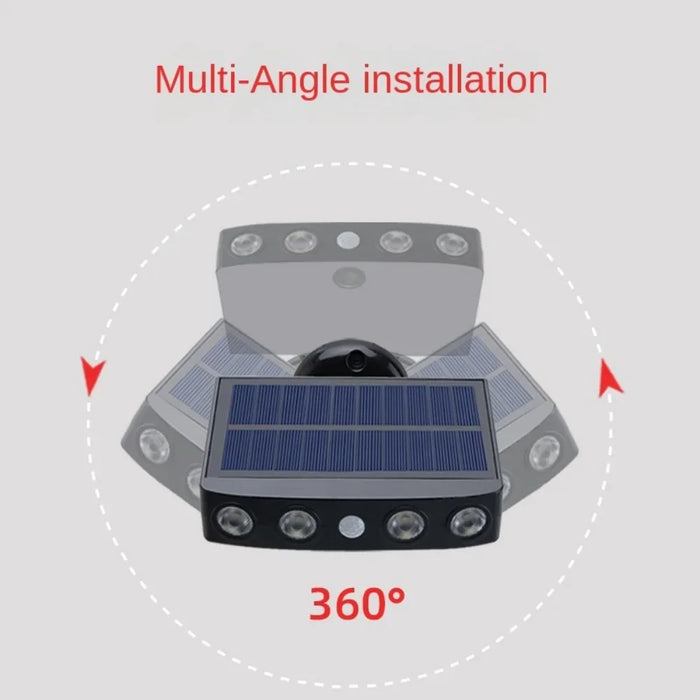 Solar Lights Outdoor Household Courtyard Lawn Garden Wall Light Rural Outdoor Lighting Sensor Monitoring Street Light