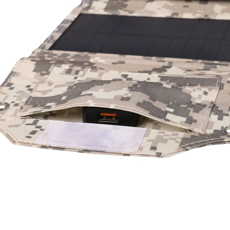 60W/80W/100W Folding Solar Panel Portable Battery Charger for Cell Phone Outdoor Waterproof Power Bank for Camping Accessories