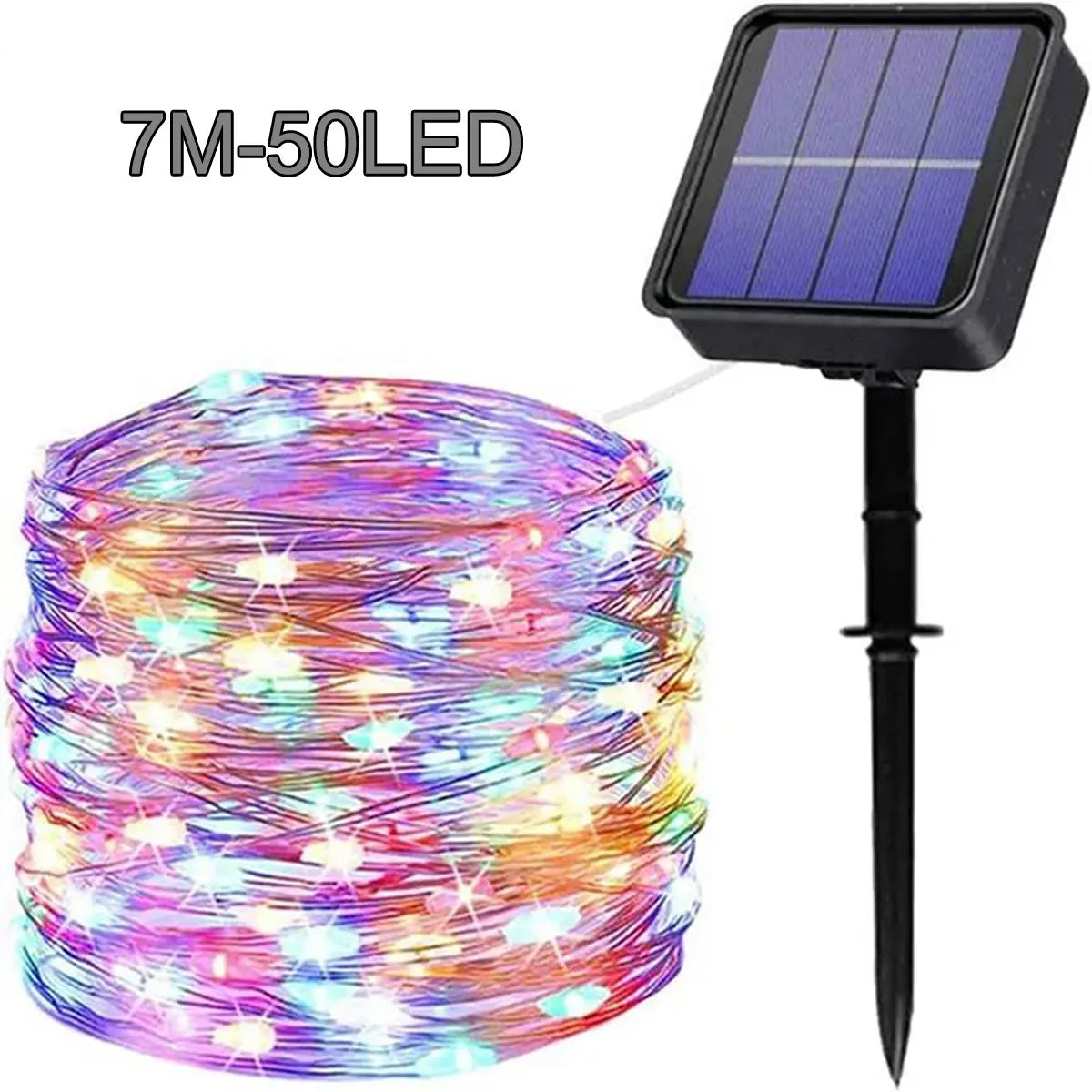 Solar LED Light 7M/22M/32M Outdoor Garden Waterproof Fairy Garland String Lights Christmas Holiday Party Decoration Solar Lights