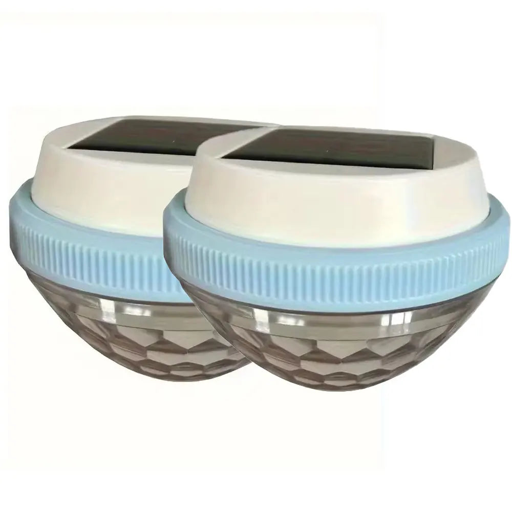 Solar floating pool light, LED automatic lighting at night, automatic charging and turning off lights during the day, colorful d