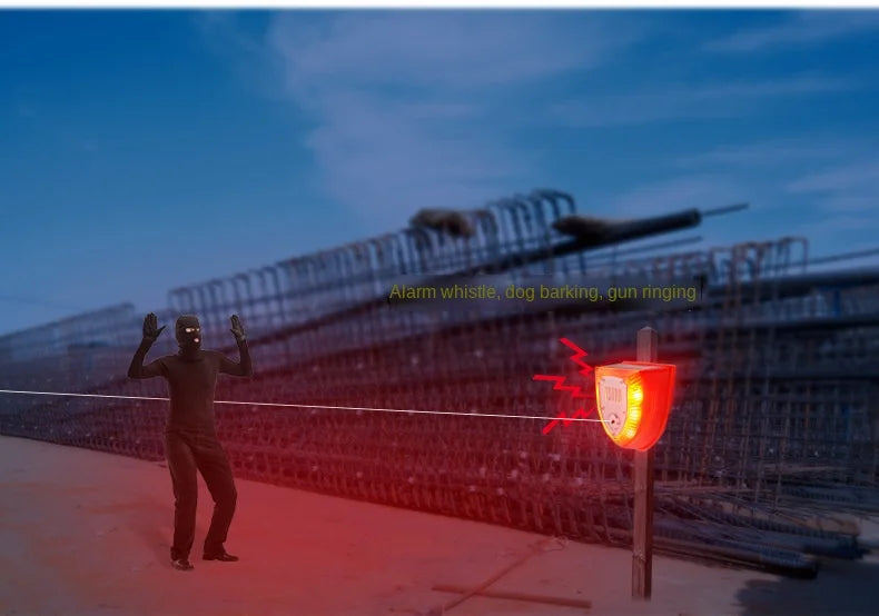 Solar Driving Alarm Garden Construction Site Driving Beast Anti-Thief Solar DC Cable Alarm