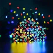 LED Solar Light String 8 Functions Outdoor Waterproof Lawn Starry Sky Christmas Garden Courtyard Decoration Atmosphere Lights