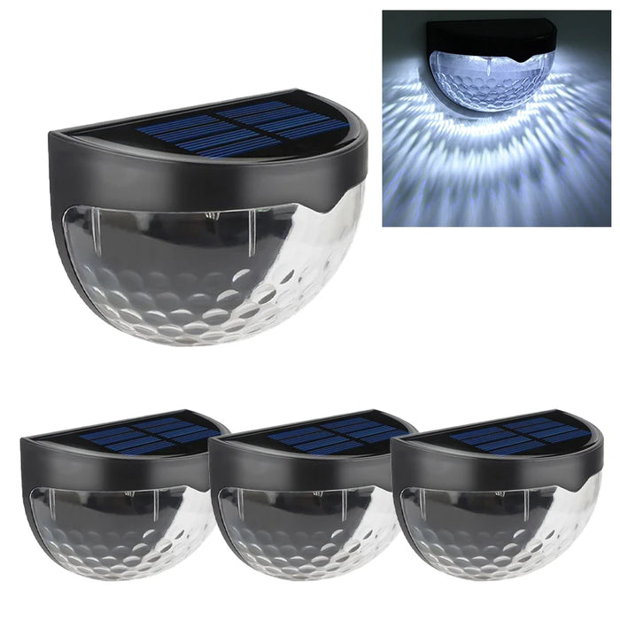 2/4pcs Solar Wall Lamps Outdoor Waterproof Courtyard Garden Decoration Porch Yard Energy-saving Street Lights Christmas Decor