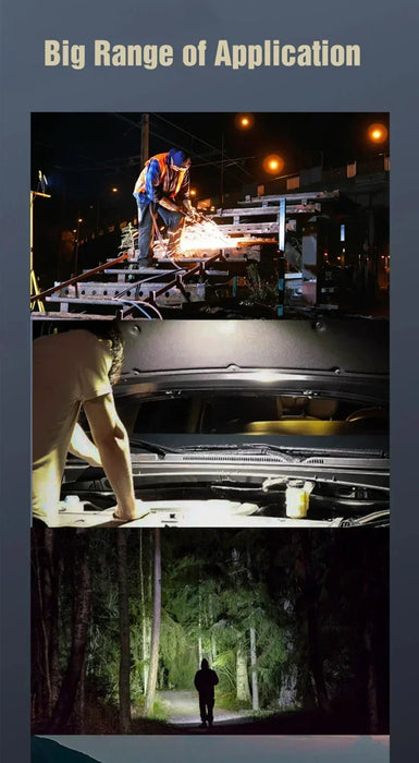 Solar LED Camping Light 5000mAh Portable USB Rechargeable Tent Lamp 5 Mode Torch Emergency Outdoor Waterproof  Hanging Lantern