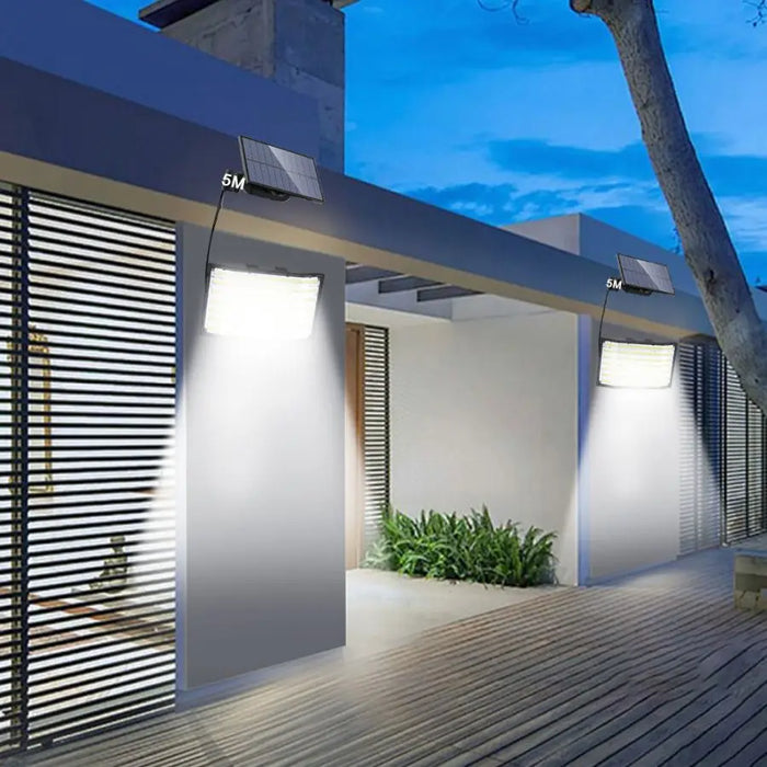 Solar Security Lights Motion Sensor Outdoor 318/238/226LED Garden Lights Waterproof Split Flood Wall Lights Solar Powered 3 Mode