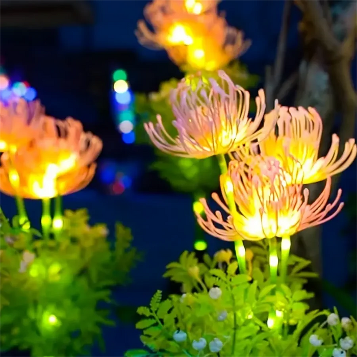 Solar Flower Lights Outdoor Waterproof Solar Garden Lighting For Garden Pathway Courtyard Decoartion