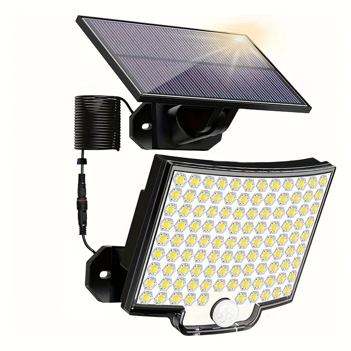 Solar Lights Outdoor 106 LEDS 3000LM Solar Powered Motion Sensor Flood Light With Remote Waterproof Led Solar Security Wall Lamp