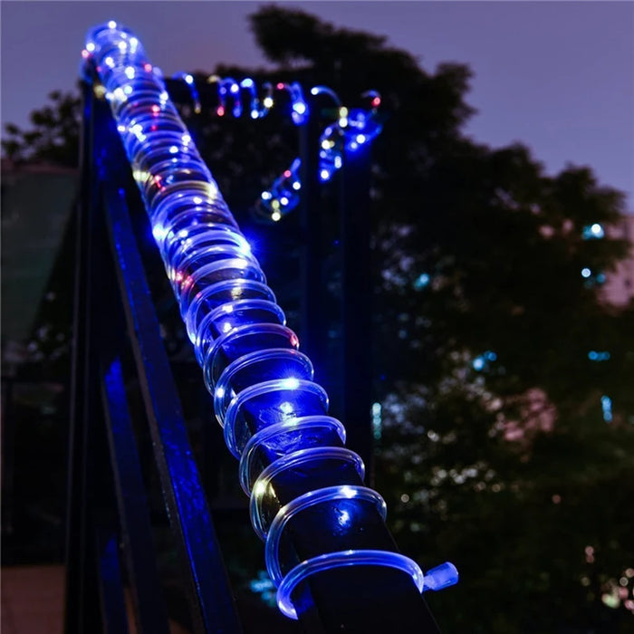 Solar LED Light Path Deck Outdoor Garden Solar String Lights Solar Rope Lights Outdoor Lighting Strips Wedding Christmas Decor