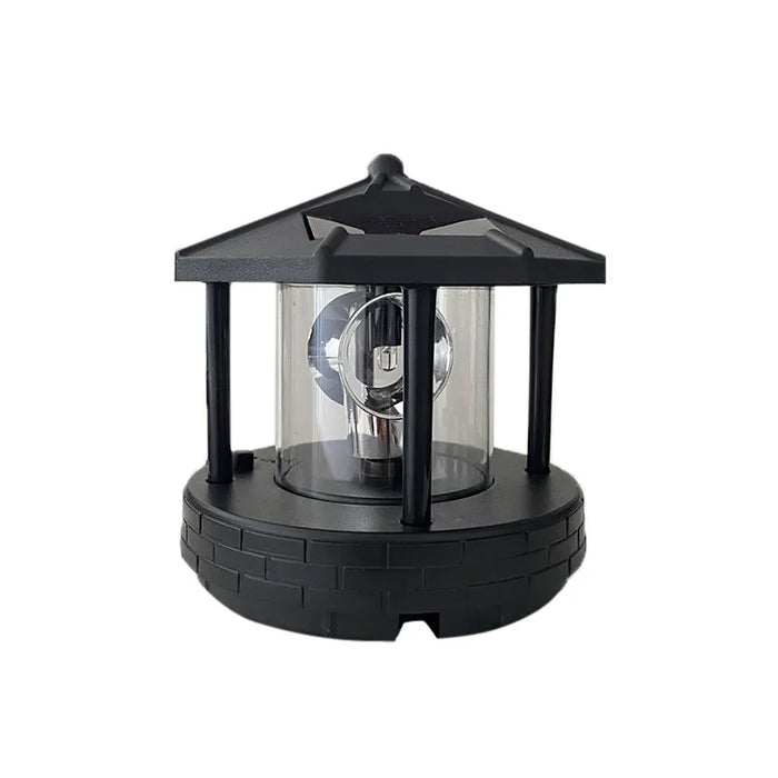 Solar Power Lamps Rotating Lighthouse Beacon Tower LED Light Outdoor Garden Landscape Courtyard Lawn Outdoor Decoration Light
