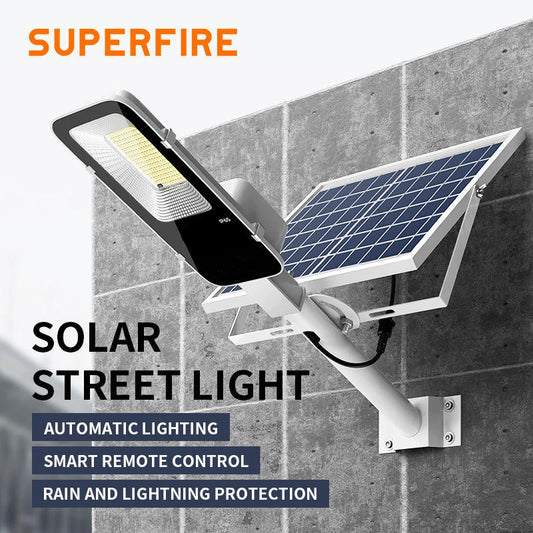 High quality outdoor solar street light with long-term operation, automatic sensing, waterproof, high-power solar street light