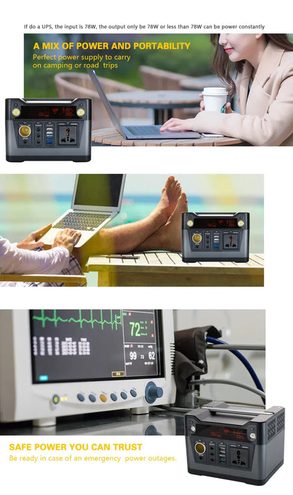 2019 Outdoor Camp Mobile Phone Charging 300w Solar Power Station Portable  Generator for Sale