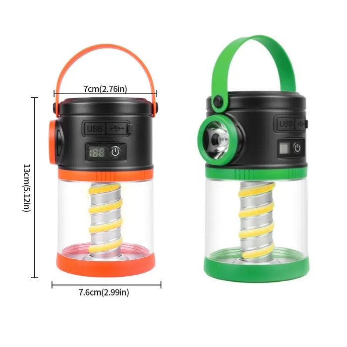 Solar Tent Lanterns For Camping Solar & USB Rechargeable Camping Atmosphere Lamp Outdoor Tent Light