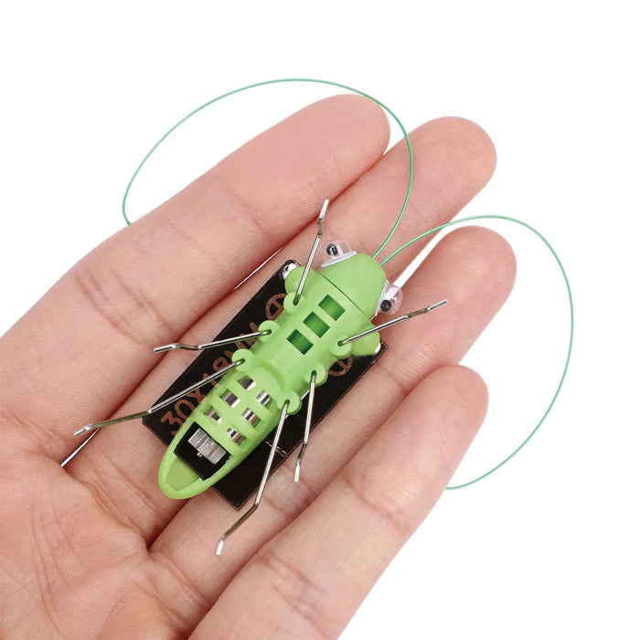 Children Solar Power Energy Insect Grasshopper Cricket Sports Car Kids Technology Production Toy Gift Solar Novelty Funny Toys