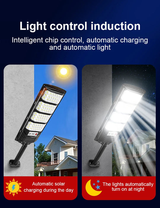500000LM 4000W/3000W/2000W Solar Led Light Outdoor Powerful Outdoor Motion Sensor Solar Lamp Garden Street Wall Lamp