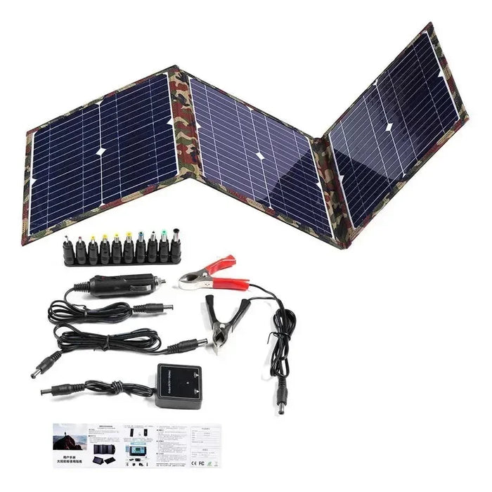 100-800W Heavy-Duty Foldable Solar Panel Kit w/MPPT Controller - Portable Power Station for RV Camping Boat Off-Grid