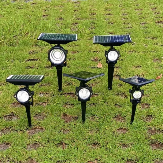 10W 15W Solar Lawn Lamp Outdoor landscape Spotlight IP65 Waterproof for Garden Backyard Pathway Driveway Patio Decor Spot Light