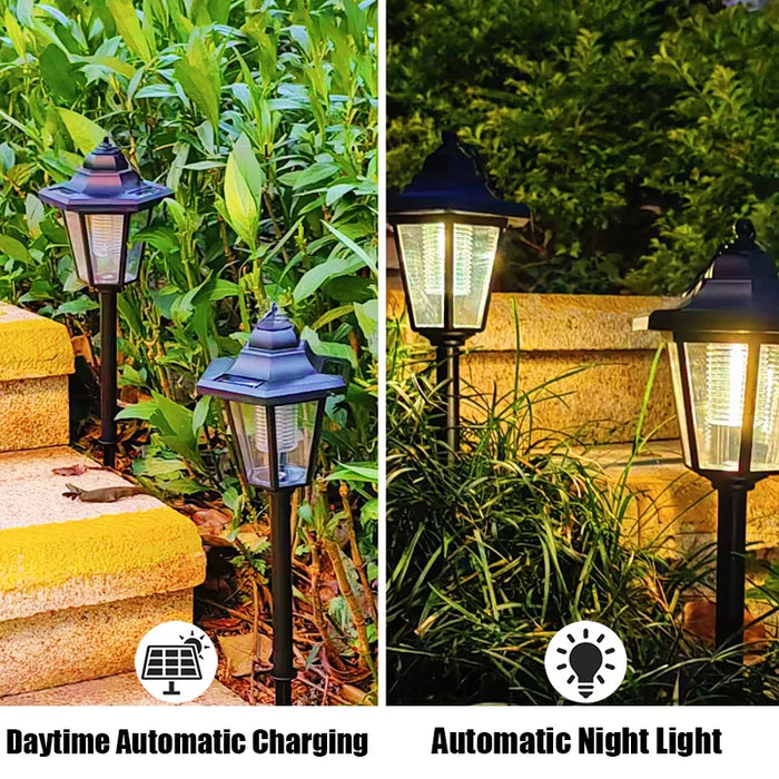 Solar Outdoor Lights Pathway, Outdoor Waterproof LED Landscape Lighting Solar Walkway Lights for Landscape/Patio/Lawn/Yard/Drive