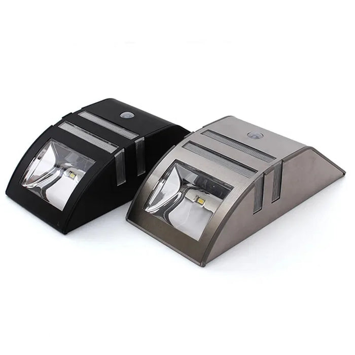 Indoor Outdoor Lighting Solar Stainless Steel Wall Light Stainless Steel Solar Fence Light Step Fence Light Factory