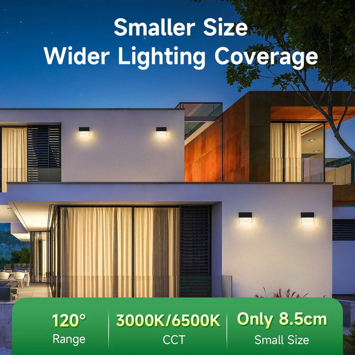 Solar LED Light, Outdoor Waterproof Wall Lamp, Streetlights Exterior Garden Decoration Yard Porch Walkway Solar Wall Light Home