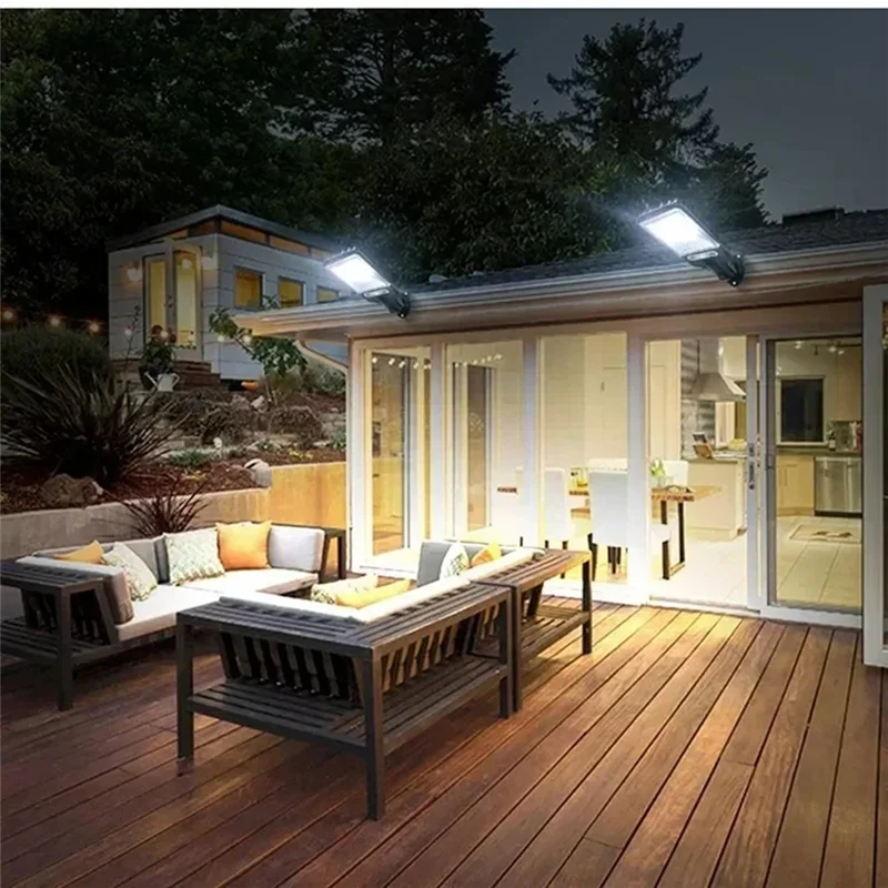 B84B-LED Outdoor Solar Lights Courtyard Waterproof Wall Lights Motion Sensors Garden Terrace Garage Solar Lights