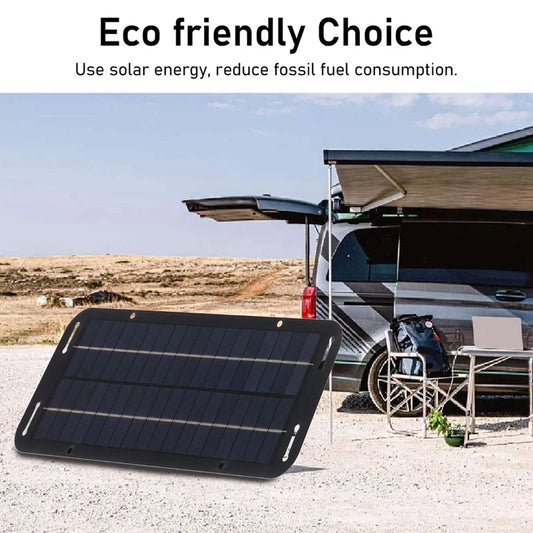 ABUN-20W 12V Solar Panel Kit Solar Trickle Charger USB Power Portable Cell Phone Outdoor Waterproof Power Bank