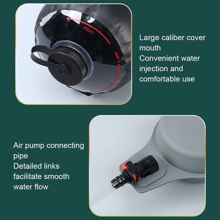 Solar Shower For Camping Easy Installation Low Maintenance Complete Set High Pressure Shower Shower