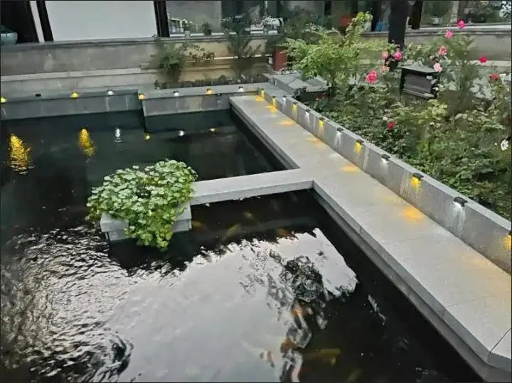 Solar Light Outdoor Stair Wall Step  LED Street  Garden Balcony Decoration Waterproof Stairs Fence Lamp