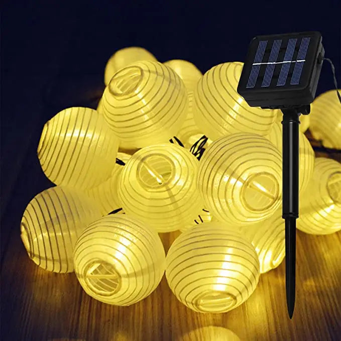 Solar String Lights 10/20/30 LED Outdoor Waterproof Christmas Garland Lantern Fairy Lamp String  for Garden Wedding Party Decor
