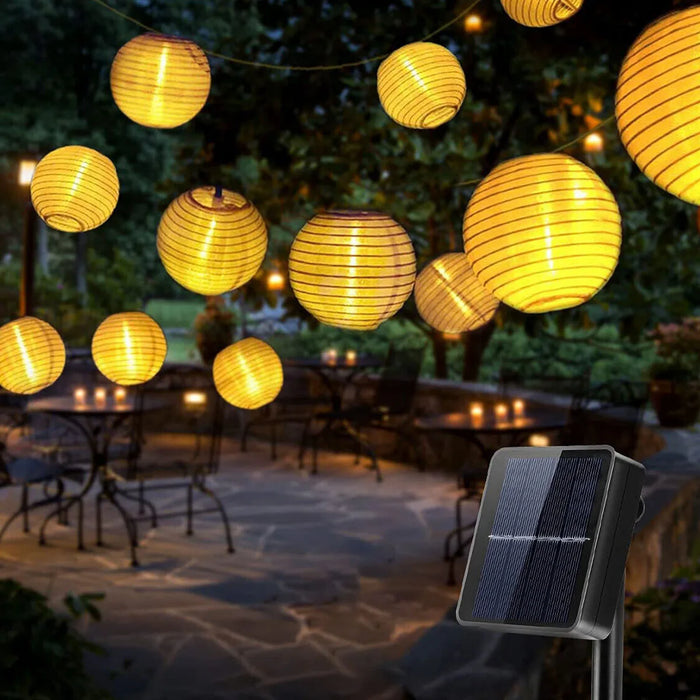 Solar String Lights 10/20/30 LED Outdoor Waterproof Christmas Garland Lantern Fairy Lamp String  for Garden Wedding Party Decor