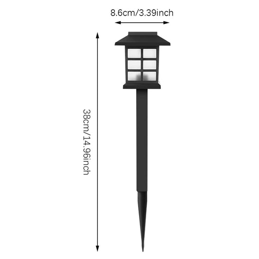 Solar Pathway Lawn Light Outdoor Decor Waterproof Porch Sunlight Solar Wall Lighting for Garden Yard Walkway Driveway Home Decor