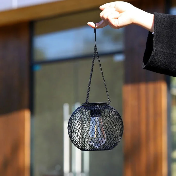 Solar Lantern Outdoor, Solar Lights for Outside Decorative Outdoor Hanging Lights Waterproof Solar Lanterns, yard garden lamp