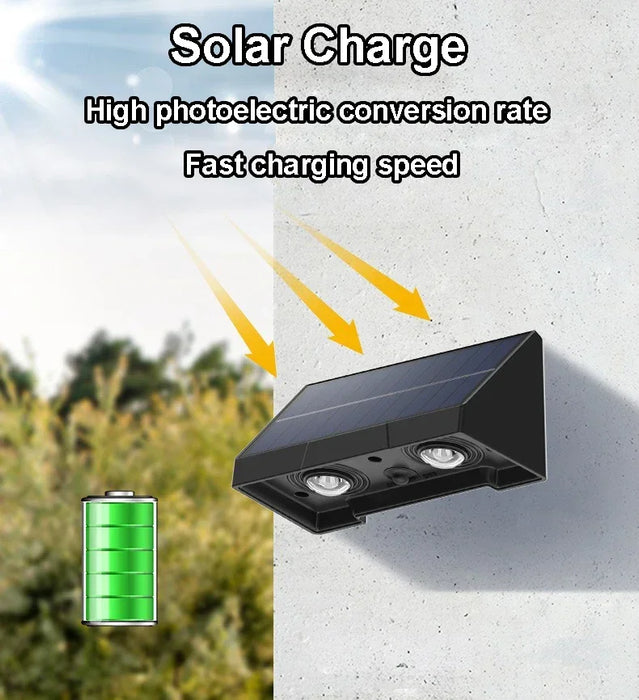 Solar Wall Light Outdoor Porch Lights Illumination Waterproof LED Lamp Bulb Automatic Lighting at Night for Garden Yard Balcony