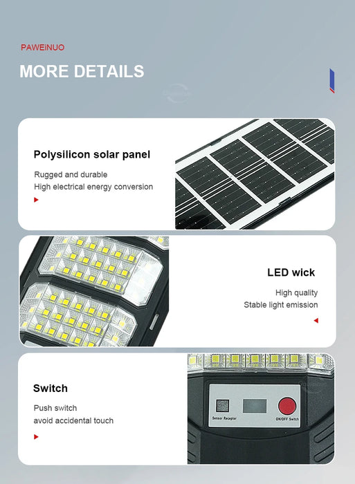 500000LM 4000W/3000W/2000W Solar Led Light Outdoor Powerful Outdoor Motion Sensor Solar Lamp Garden Street Wall Lamp