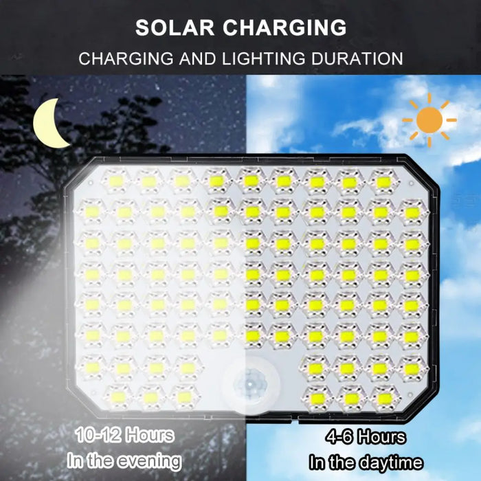 Solar Security Lights Motion Sensor Outdoor 318/238/226LED Garden Lights Waterproof Split Flood Wall Lights Solar Powered 3 Mode
