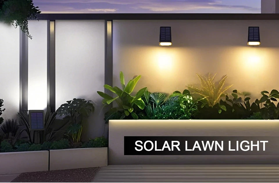 Built-in Large Capacity Battery 1200mAh LED Solar Floodlight Waterproof Spotlight Lamp Long Working Time For Garden Lawn Pathway