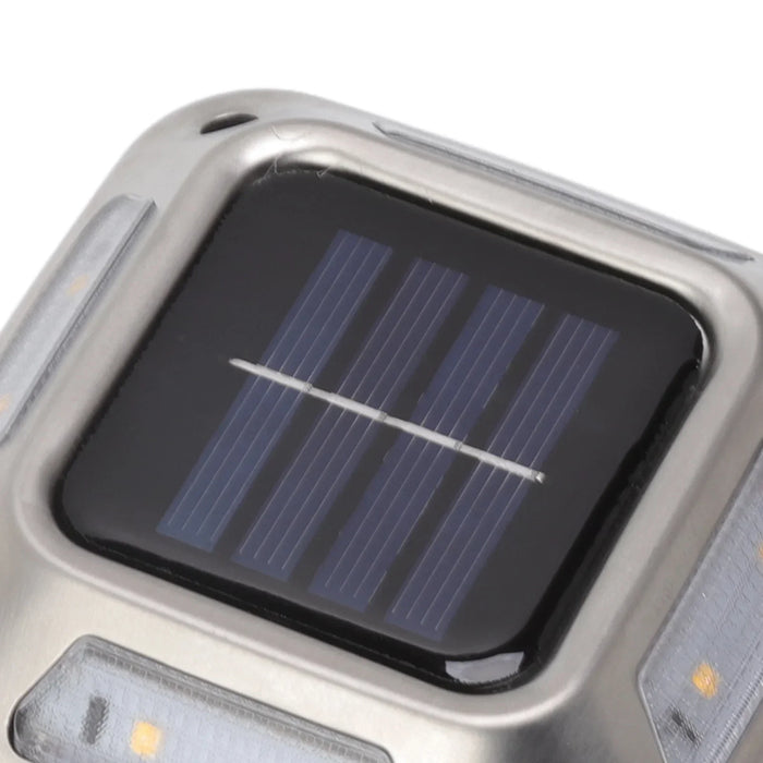 1PCS 8 LEDs Solar Ground Light Solar Light Waterproof Warm Light Solar Garden Lamp Outdoor Courtyards Driveway Marker Light