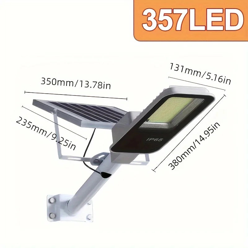 LED Solar Street Light Outdoor High Bright Waterproof 6000mah Wall Light Home Garden Backyard Solar Lighting Wall Lamp