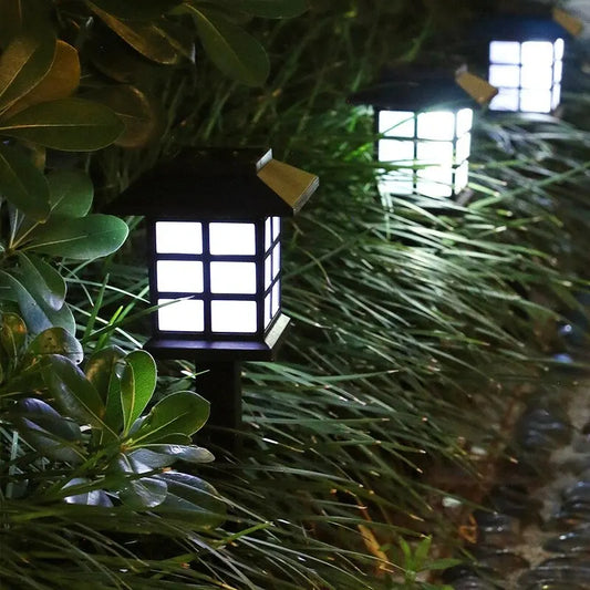 2 Pack Solar Pathway Light Outdoor Solar Lamp Waterproof Landscape Lighting for Garden Yard Patio Walkway Driveway Camping Decor