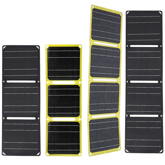30W/40W 5V Portable Cell Phone Charge Panels PD 20W QC 3.0 5V 9V 12V Foldable Mobile Power Bank Charger for USB A C Power Bank