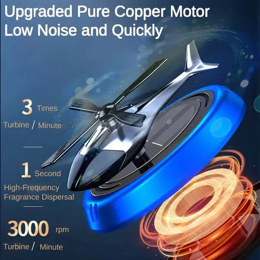 Solar Aircraft Car Decoration Ornaments Car Interior Accessories Desktop Ornament Gift For Woman, Man, Car Enthusiast