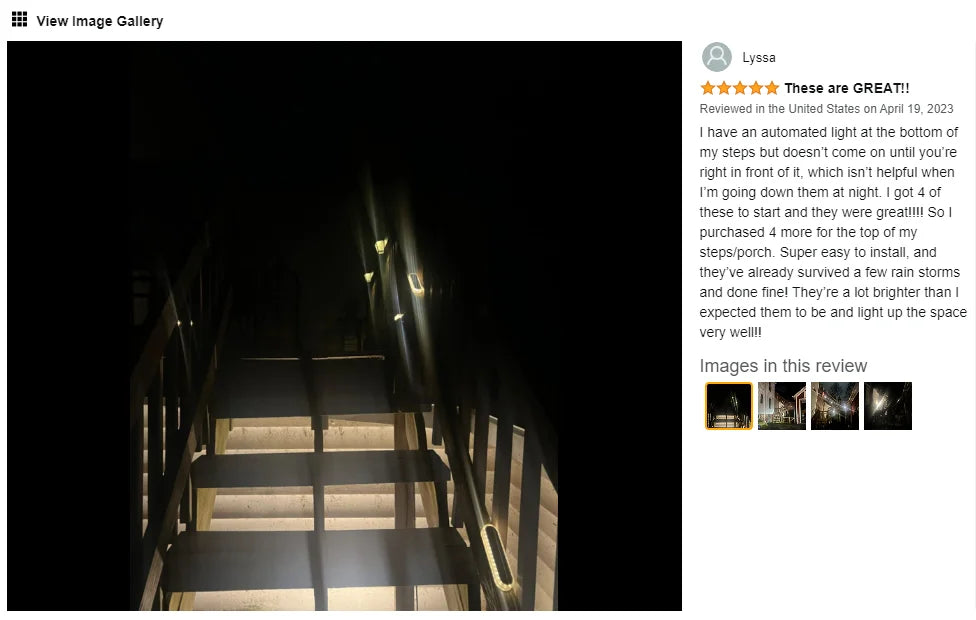 Solar Deck Lights 4 Pack Outdoor Step Lights Waterproof IP68 Led Solar Garden Lights for Railing Stairs Fence Yard Patio Pathway