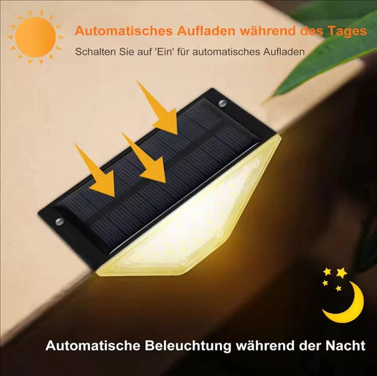 Solar Pathway Light Waterproof Upgraded Walkway Landscape Outdoor Auto On/Off Deck Lights for Yard Lawn Patio Garden Decoration