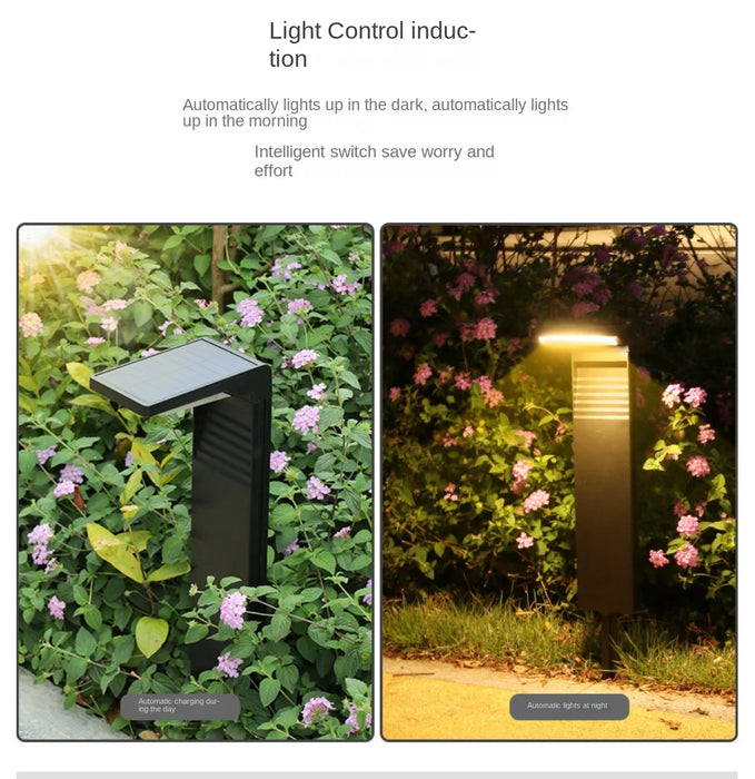 LED Solar Lawn Lights Outdoor Waterproof Courtyard Lights Garden Villas Residential Areas Decorative Areas